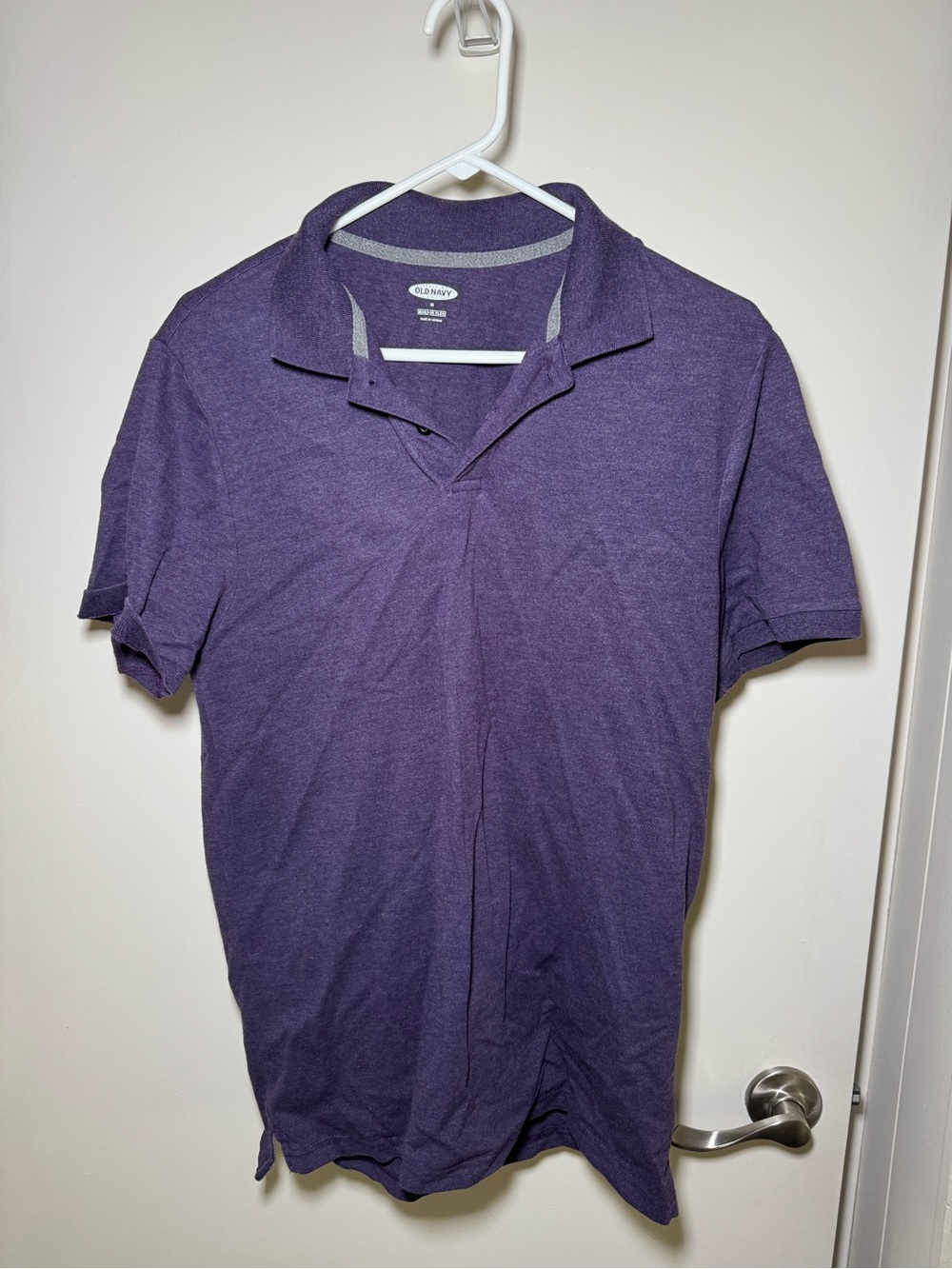 Old Navy Purple Men's Polo Shirt